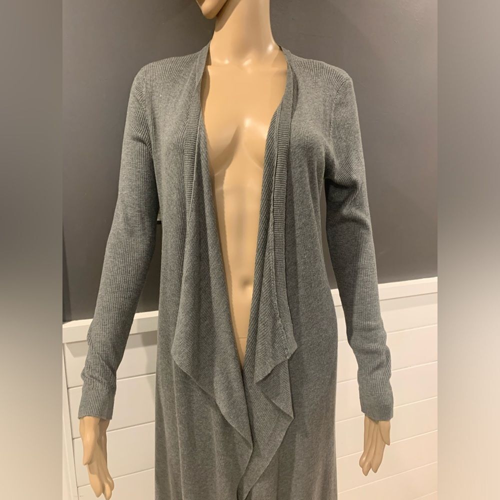 White House Black Market waterfall cardigan size M - Picture 2 of 4